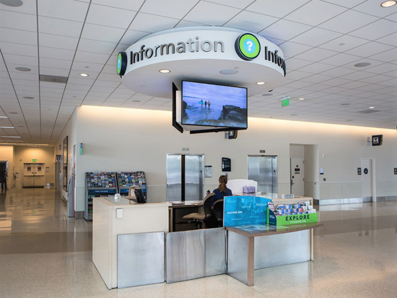Airport Information Booth 