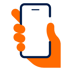 Cell Phone Icon Larger