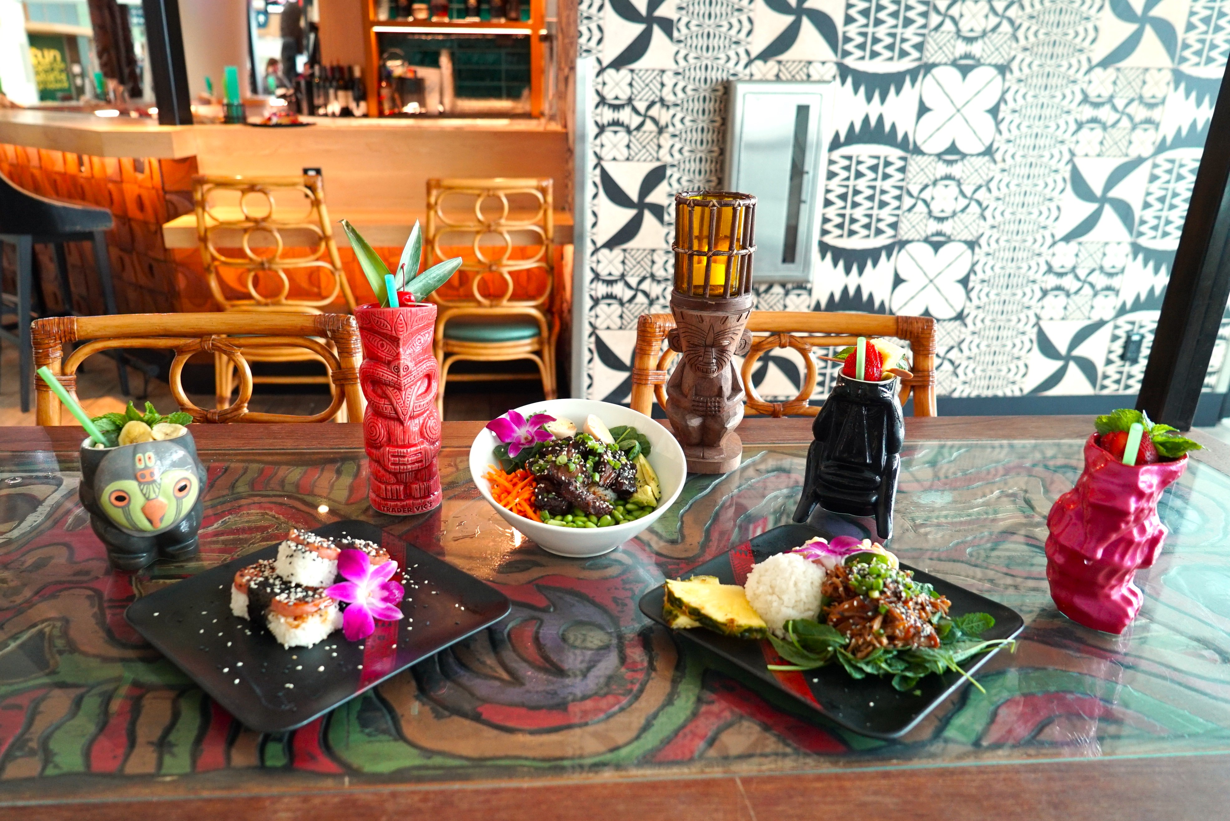 Trader Vics food and drinks