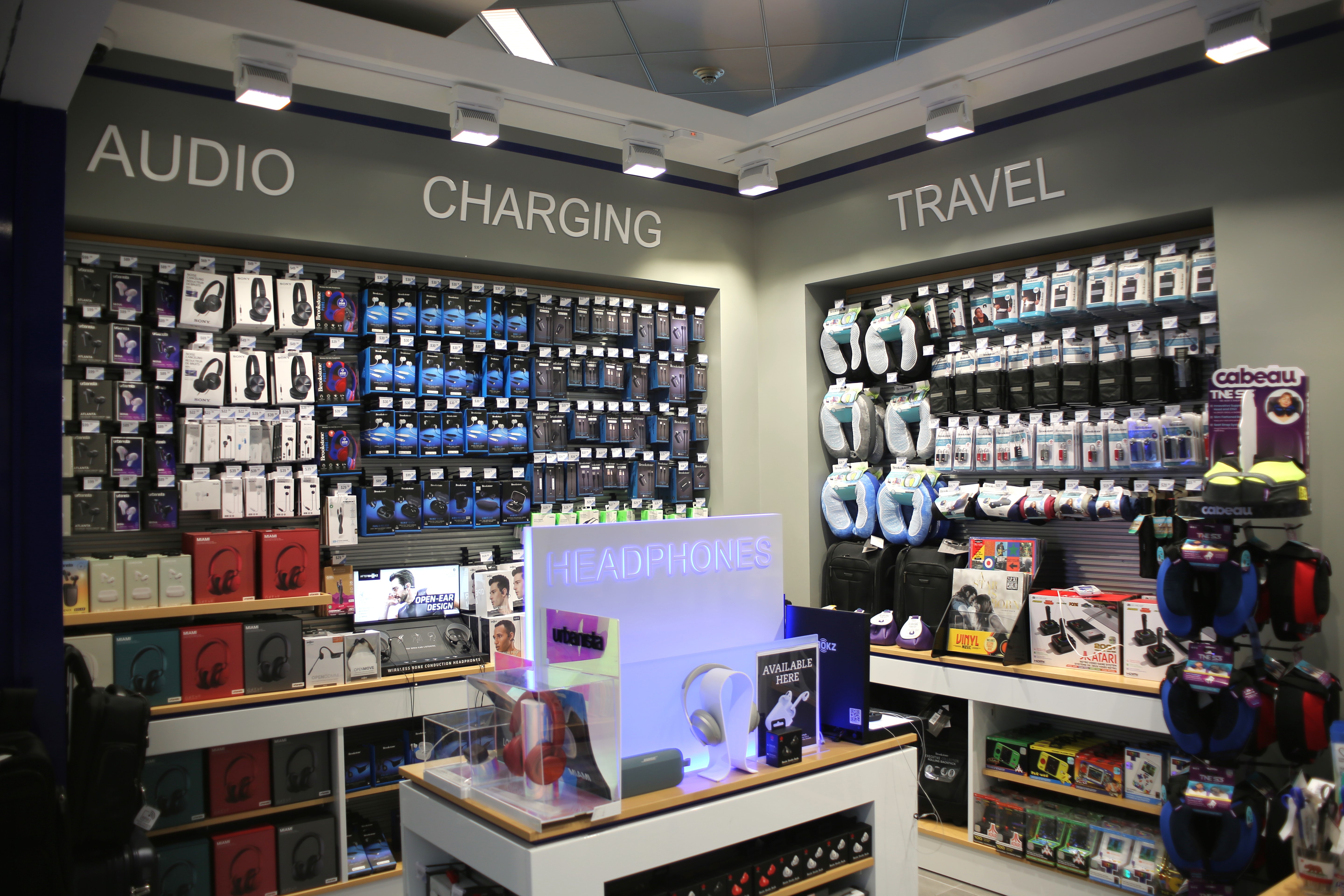 Items at Brookstone in Terminal A