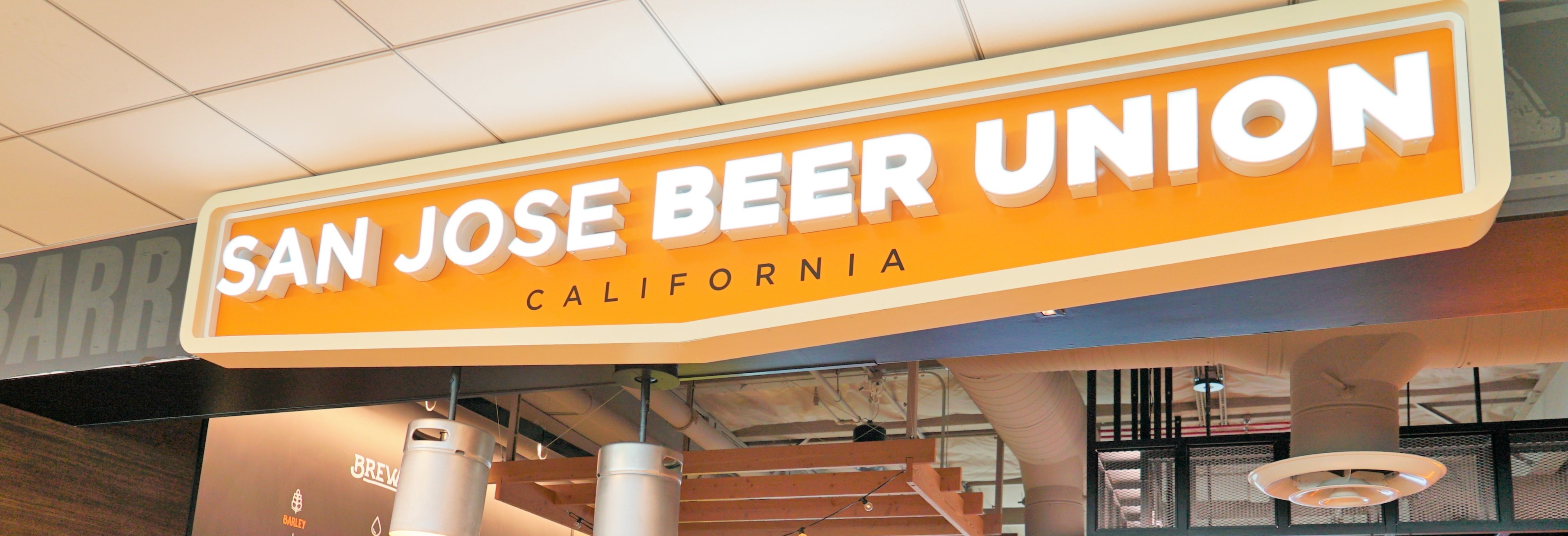 Beer Union in Terminal A sign