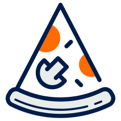 Pizza icon larger
