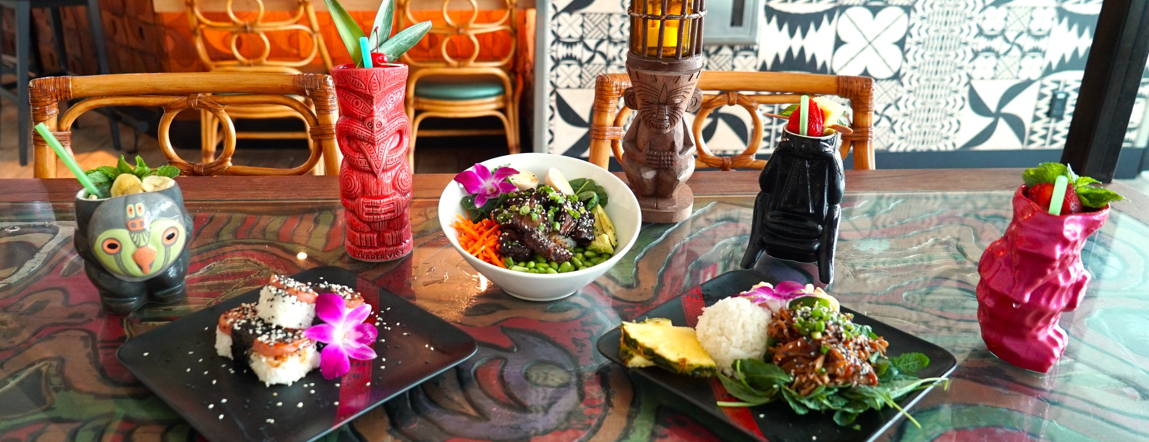 Trader Vics food and beverages