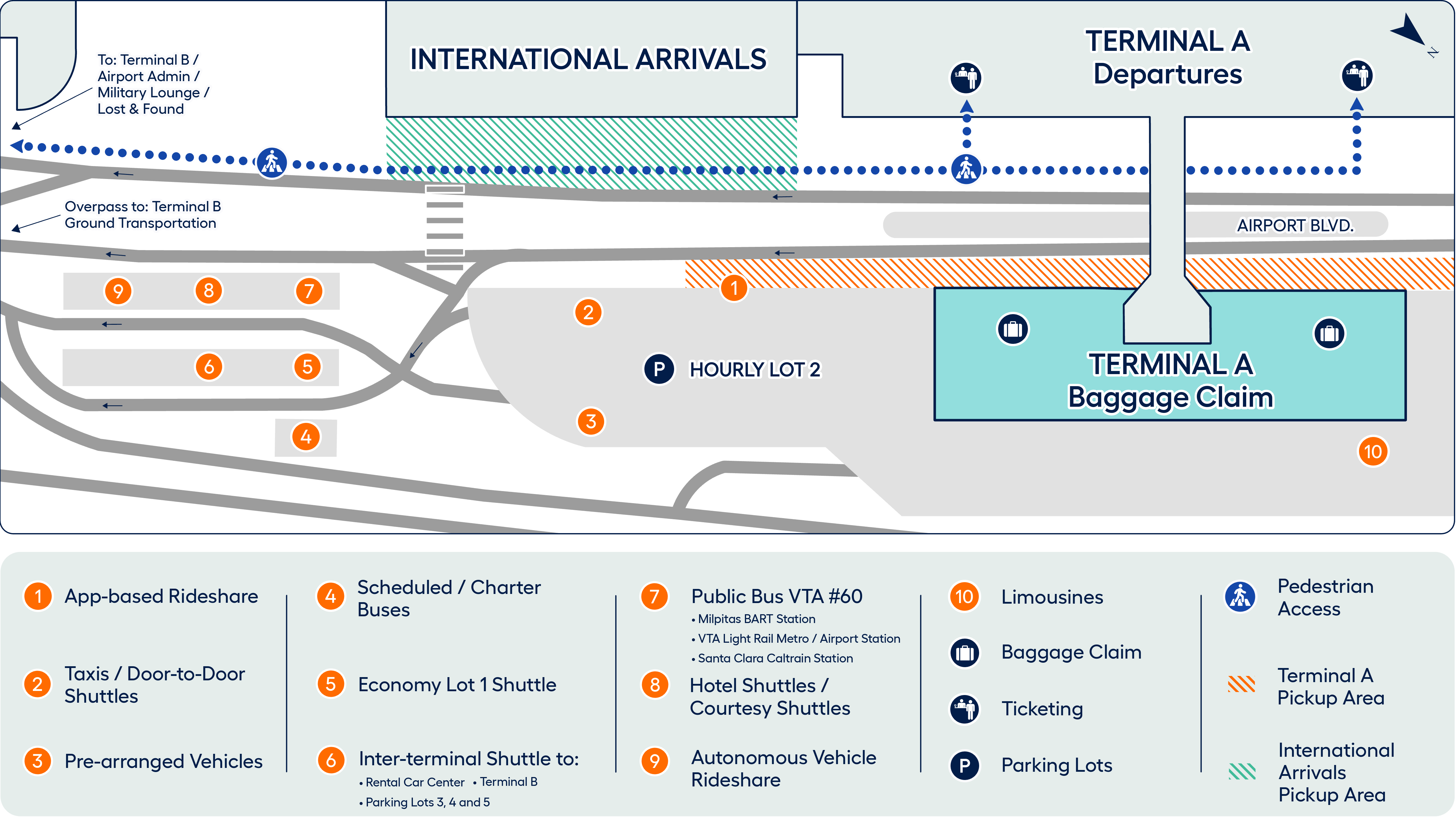 Terminal A GT Map