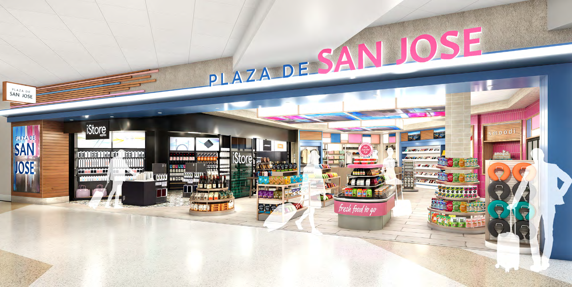 Rendering of Plaza de San Jose at SJC