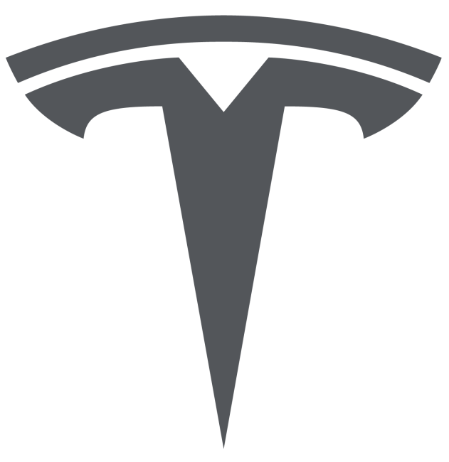 Telsa gray logo